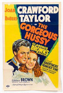 "THE GORGEOUS HUSSY" MOVIE THEATER POSTER 1937