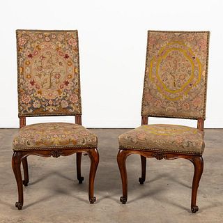 PAIR, 18TH/19TH C. FRENCH LOUIS XV STYLE SIDE CHAIRS