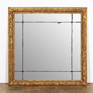LATE 18TH C. FRENCH NEOCLASSIC GILTWOOD MIRROR