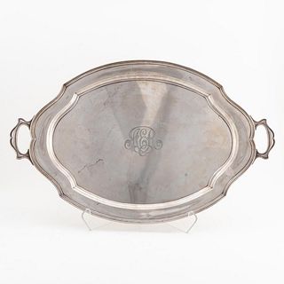 REED & BARTON "HEPPLEWHITE" STERLING SILVER TRAY