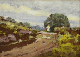 F. Usher de Voll Impressionist Landscape Painting