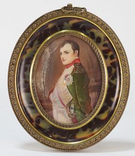 Miniature Napoleon Bonaparte Portrait Painting
