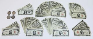LG Collection of Silver Certificates & Coins