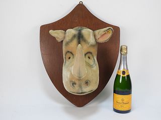 Steiff Rhinoceros Trophy Head