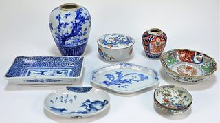 8PC Chinese Japanese Porcelain Group