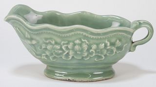 18C Chinese Celadon Export Pitcher