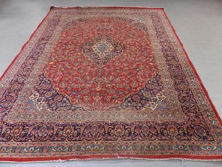 Persian Seraband Hand Knotted Carpet Rug