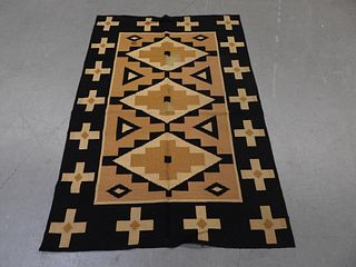 European Flat Weave Carpet Rug