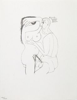 Pablo Picasso (After)- Untitled (8.10.64. XVIII)