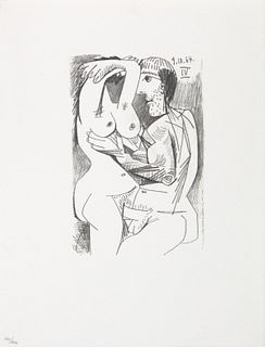Pablo Picasso (After)- Untitled (9.10.64. IV)