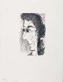 Pablo Picasso (After)- Untitled (15.9.64 II)