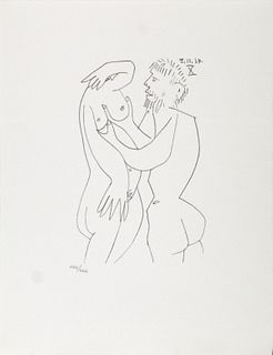 Pablo Picasso (After)- Untitled (8.10.64 X)