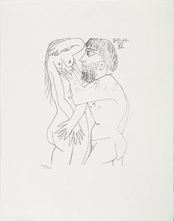 Pablo Picasso (After)- Untitled (8.10.64 VI)