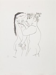 Pablo Picasso (After)- Untitled (8.10.64 V)