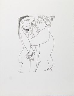 Pablo Picasso (After)- Untitled (8.10.64 IV)