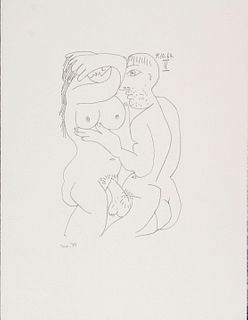 Pablo Picasso (After)- Untitled (8.10.64.XVI)