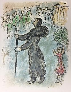 Marc Chagall - Odysseus Transformed into a Begger