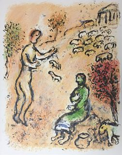 Marc Chagall - Odysseus and Eumaios