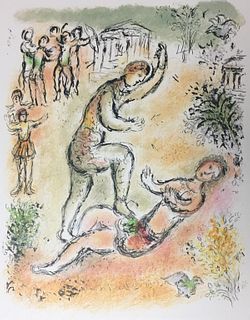 Marc Chagall - The Struggle of Odysseus and Iros