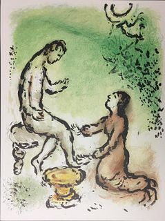 Marc Chagall - Odysseus and Eurykleia