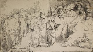 Rembrandt van Rijn (after) - Christ Disputing with the
