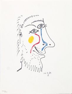 Pablo Picasso (After)- Untitled (16.5.64 V)