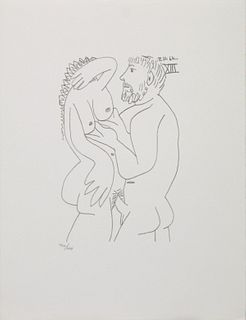 Pablo Picasso (After)- Untitled (8.10.64 XIII)