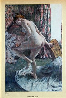 Edgar Degas (after) - Apres le bain