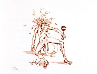 Salvador Dali - Casanova Illustration VI