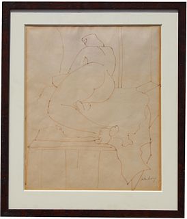 Milton Clark Avery (1885 - 1965) Reclining Nude