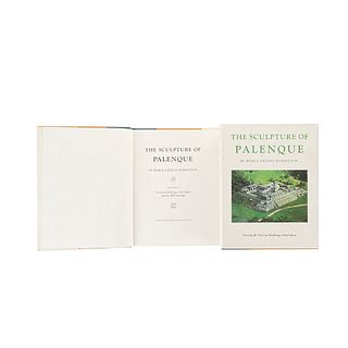 Greene Robertson, Merle. The Sculpture of Palenque. New Jersey: Princeton University Press, 1983.   Piezas: 2.