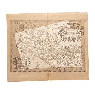 Ortelius, Abraham. Hispaniae Novae... Recens et Vera Descriptio, 1579. Amberes: Jan Baptista Vrients, 1608. Mapa grabado.