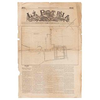 Paz, Irineo. Plano de las Tranvías con Correspondencias del Distrito Federal. México, 1878. Plano, 24 x 35 cm.