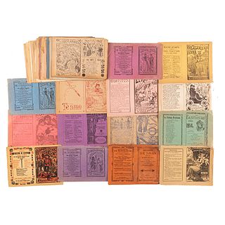 Vanegas Arroyo A. Colección de Pastas de Cuadernillos. México: A. Vanegas Arroyo, finales del Siglo XIX y principios del XX. Piezas: 41