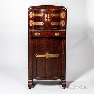 American Arts and Crafts Cocktail Cabinet