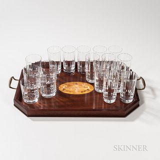 Set of Baccarat Glassware