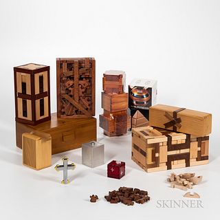 Sixteen Puzzles or Puzzle Boxes
