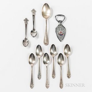 Group of Silverplate Souvenir Items