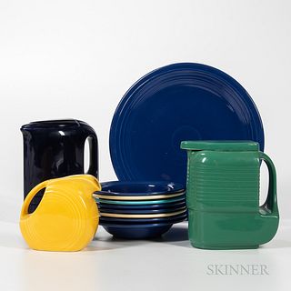 Group of Fiestaware and Related Pottery