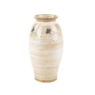 Karl Martz Salt Glazed Earthenware Goldfish Vase