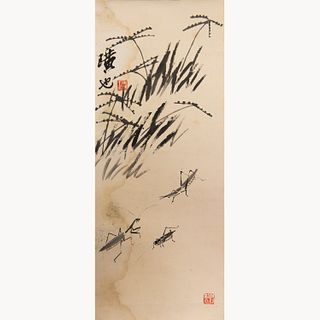 QI BAISHI (ATTRIBUTED TO), BANBOO AND INSECT 