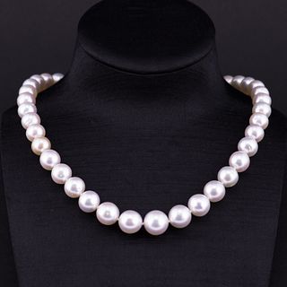 SOUTH SEA PEARL NECKLACE 14KT W/ AIGL CERTIFIED
