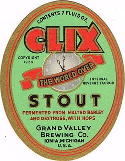 1939 Clix Stout 7oz CS63-06 Ionia, Michigan