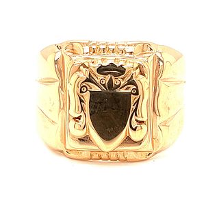 Victorian shield Menâ€™s Ring