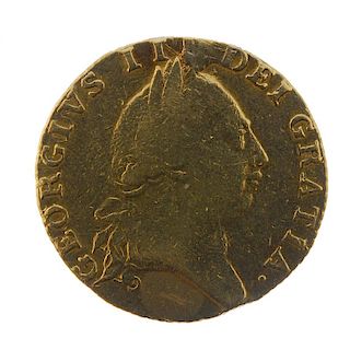 George III, Guinea 1788 (S 3729). Fine, ex mount. <br><br>Fine, ex mount.