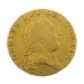 George III, Guinea 1790. Good fine, reverse better. <br><br>Good fine, reverse better.