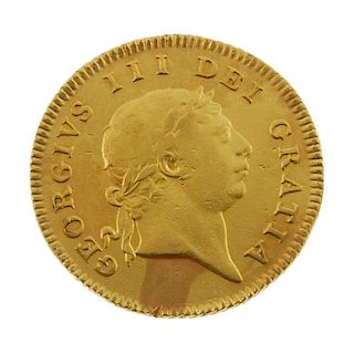 George III, Half-Guinea 1804. Good fine, reverse better <br><br>Good fine, reverse better. Localised