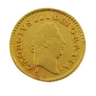 George III, Third-Guinea 1800. Good fine reverse better, localised scratch to edge. <br><br>Good fin
