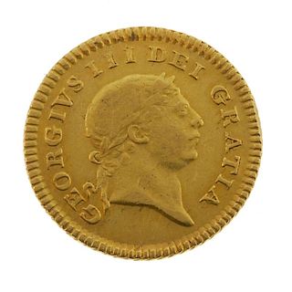 George III, Third-Guinea 1804. Fine, reverse better, localised scratch to edge. <br><br>Fine, revers