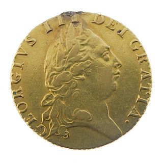 George III, Guinea 1792. Very fine, previously mounted. <br><br>Very fine, previously mounted.